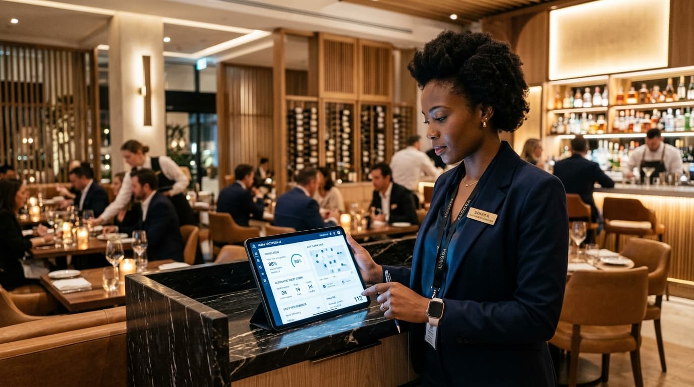 Digital and AI systems for hospitality venues