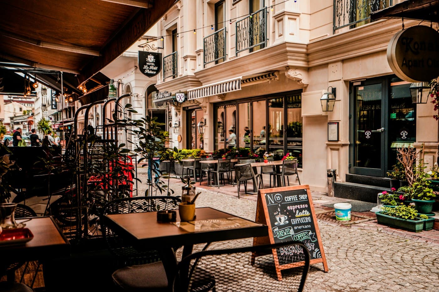 Outdoor terraces